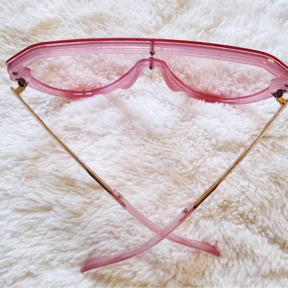 Clarissa Pink Oversized Sunglasses - Picture 12 of 14